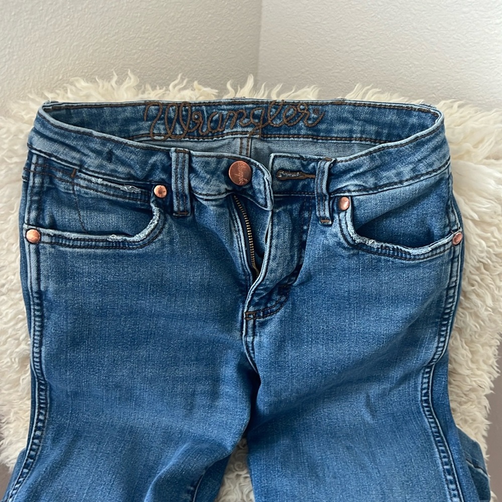 Wrangler jeans.